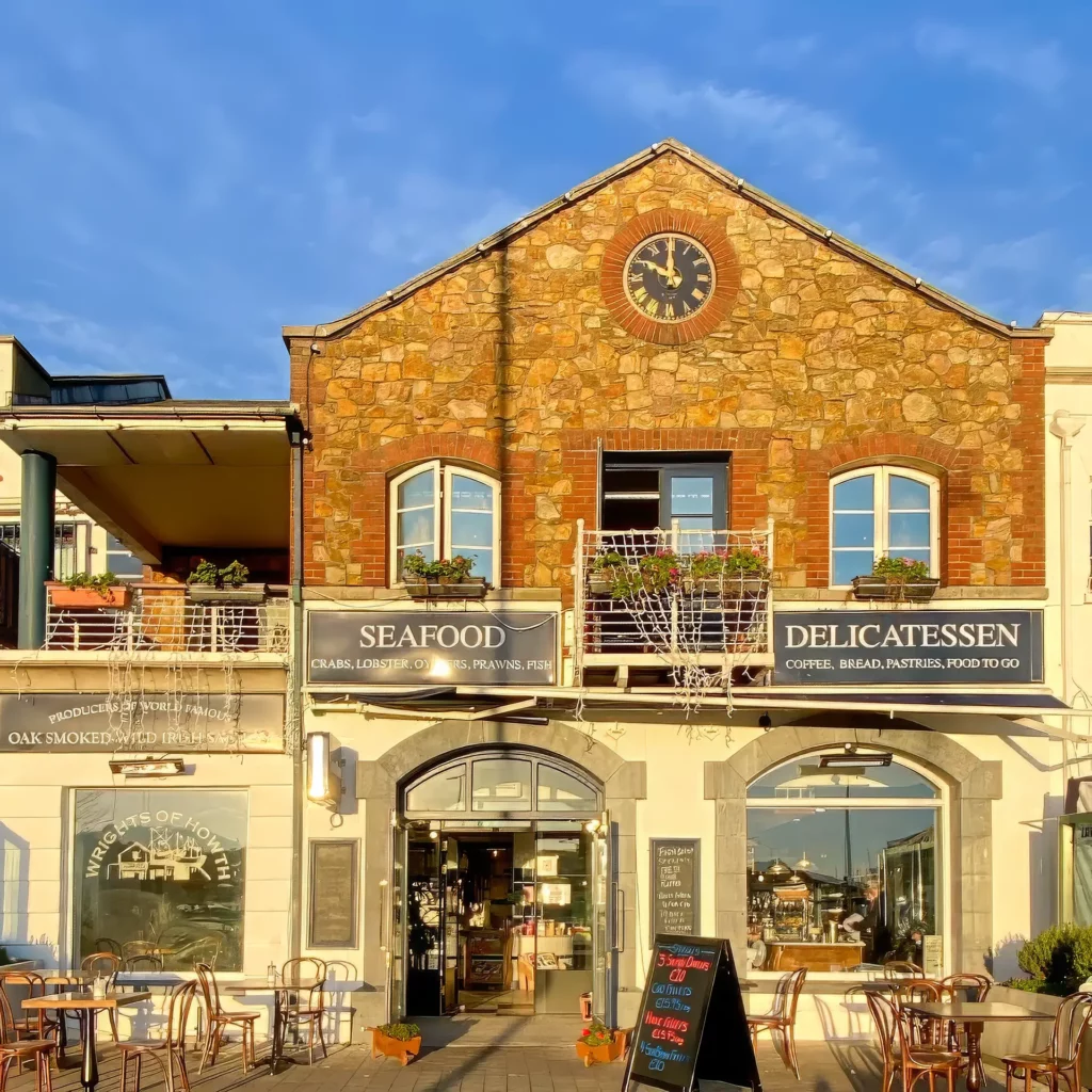 The Wrights of Howth shop on the West Pier at Howth harbour